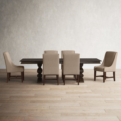 Carine 6 - Person Solid Wood Dining Set by Birch Lane
