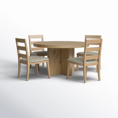 Laroche 54" Pedestal Dining Table Set by Birch Lane
