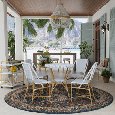 Ellie 3 Person Patio Dining Set by Birch Lane