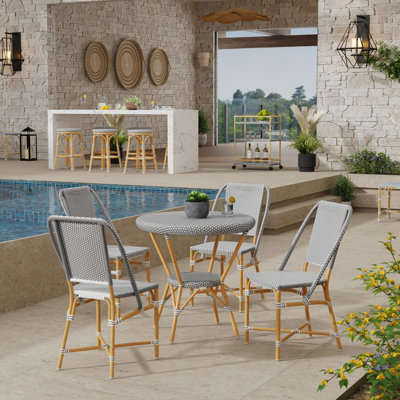 Ellie 3 Person Patio Dining Set by Birch Lane