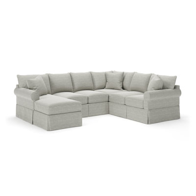 Amari 3 - Piece Slipcovered Sectional by Wayfair Custom Upholstery