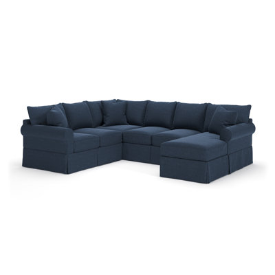 Amari 3 - Piece Slipcovered Sectional by Wayfair Custom Upholstery