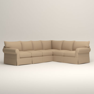 Amari 2 - Piece Slipcovered Sectional by Wayfair Custom Upholstery