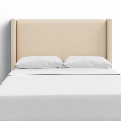 Hanson Upholstered Wingback Headboard by Joss and Main