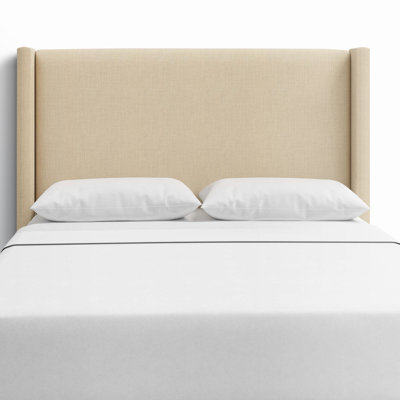 Hanson Upholstered Wingback Headboard by Joss and Main