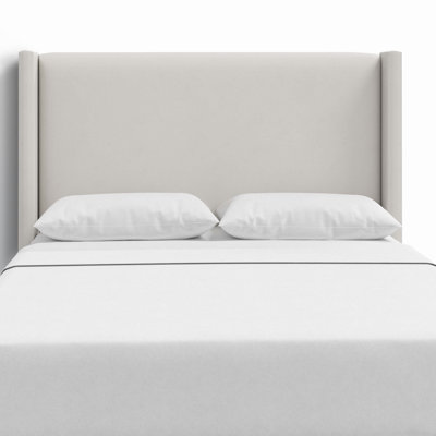 Hanson Upholstered Wingback Headboard by Joss and Main