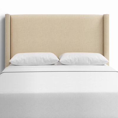 Hanson Upholstered Wingback Headboard by Joss and Main