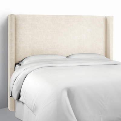 Hanson Upholstered Wingback Headboard by Joss and Main