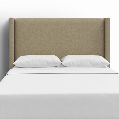 Hanson Upholstered Wingback Headboard by Joss and Main