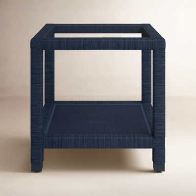 Graham Glass Top End Table with Storage by Birch Lane