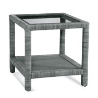 Graham Glass Top End Table with Storage by Birch Lane