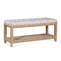 Monterey Wicker Shelves Storage Bench by Birch Lane