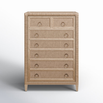Warwick 7 Drawer Wicker Chest by Birch Lane