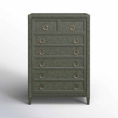 Warwick 7 Drawer Wicker Chest by Birch Lane