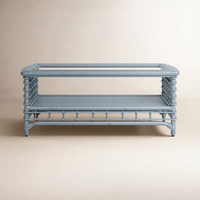 Luca 4 Legs Cocktail Table with Storage by Birch Lane
