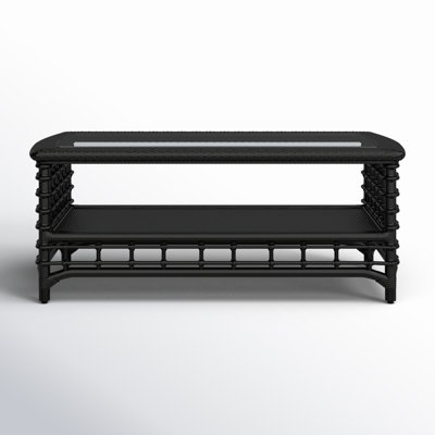 Luca 4 Legs Cocktail Table with Storage by Birch Lane
