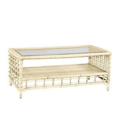 Luca 4 Legs Cocktail Table with Storage by Birch Lane