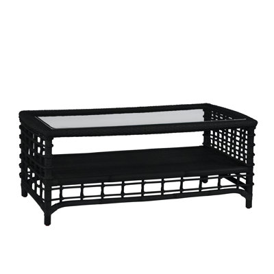 Luca 4 Legs Cocktail Table with Storage by Birch Lane