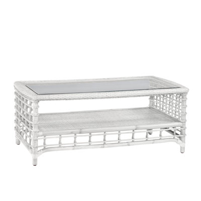 Luca 4 Legs Cocktail Table with Storage by Birch Lane