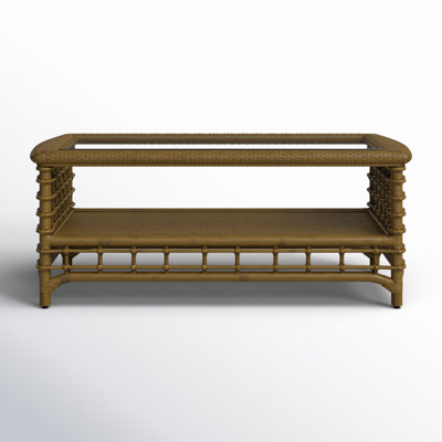 Luca 4 Legs Cocktail Table with Storage by Birch Lane
