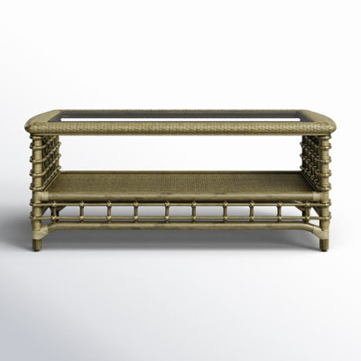 Luca 4 Legs Cocktail Table with Storage by Birch Lane