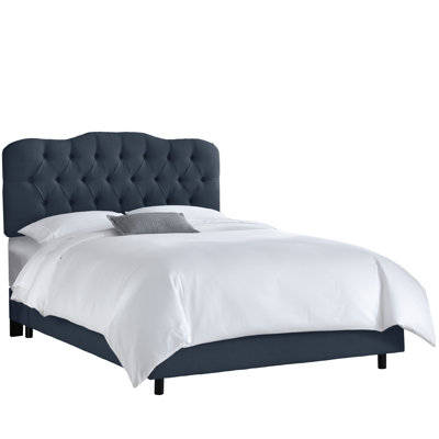 Tufted Upholstered Low Profile Standard Bed by Birch Lane