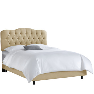 Tufted Upholstered Low Profile Standard Bed by Birch Lane