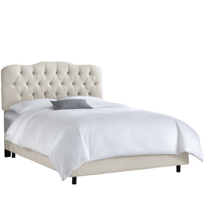 Tufted Upholstered Low Profile Standard Bed by Birch Lane