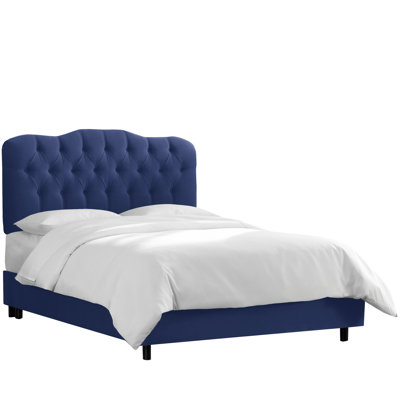 Tufted Upholstered Low Profile Standard Bed by Birch Lane