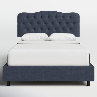 Tufted Upholstered Low Profile Standard Bed by Birch Lane