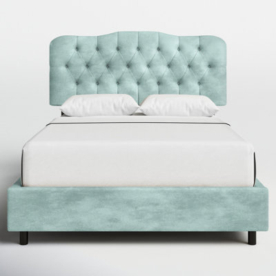 Tufted Upholstered Low Profile Standard Bed by Birch Lane