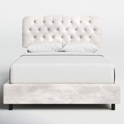 Tufted Upholstered Low Profile Standard Bed by Birch Lane