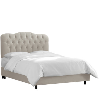 Tufted Upholstered Low Profile Standard Bed by Birch Lane