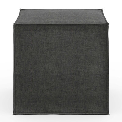 Tillie 19" Wide Square Pouf Ottoman by Birch Lane