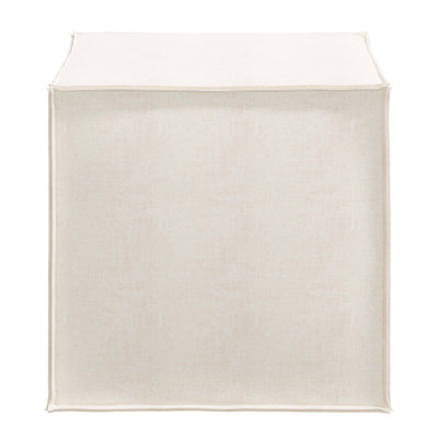Tillie 19" Wide Square Pouf Ottoman by Birch Lane