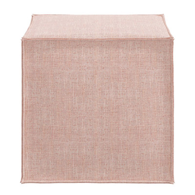 Tillie 19" Wide Square Pouf Ottoman by Birch Lane