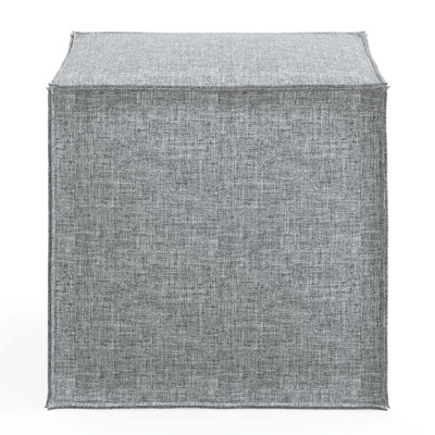 Tillie 19" Wide Square Pouf Ottoman by Birch Lane