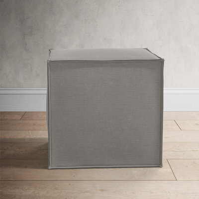 Tillie 19" Wide Square Pouf Ottoman by Birch Lane