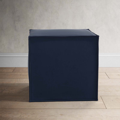 Tillie 19" Wide Square Pouf Ottoman by Birch Lane