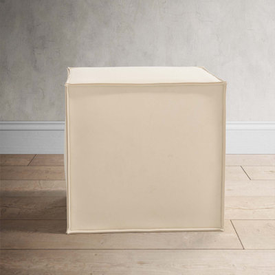 Tillie 19" Wide Square Pouf Ottoman by Birch Lane