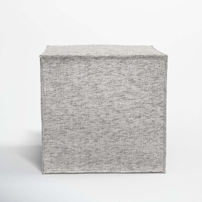 Tillie 19" Wide Square Pouf Ottoman by Birch Lane