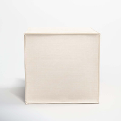 Tillie 19" Wide Square Pouf Ottoman by Birch Lane