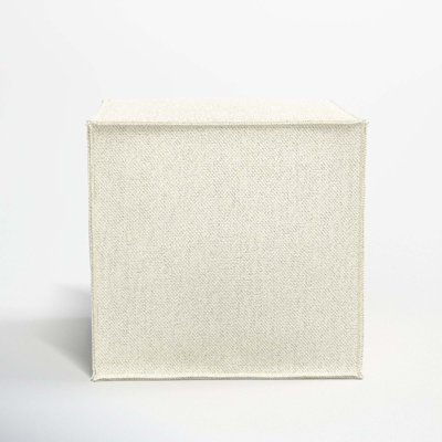 Tillie 19" Wide Square Pouf Ottoman by Birch Lane