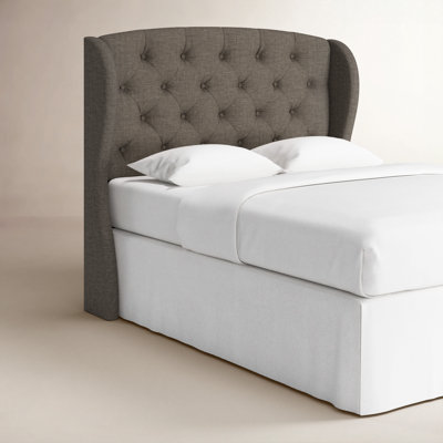 Sornson Upholstered Wingback Headboard by Darby Home Co