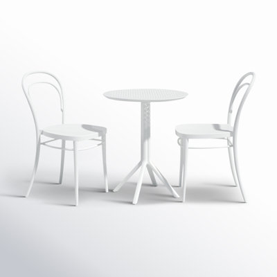 Farrah Round 2 - Person 23.6" Long Bistro Set by AllModern