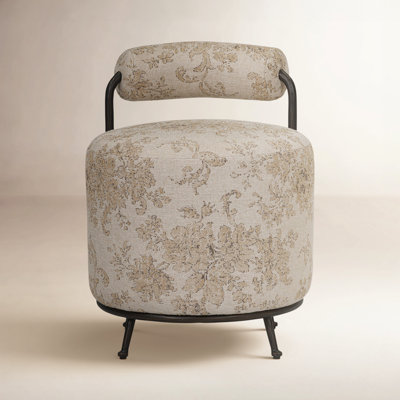 Gwendolyn Accent Stool-Hammered Bronze by Amber Lewis x Four Hands
