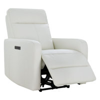 Leena Genuine Leather Power Recliner by Birch Lane