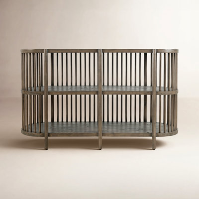 Charnock Wide Acacia Solid Wood by Birch Lane