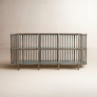 Charnock Wide Acacia Solid Wood by Birch Lane
