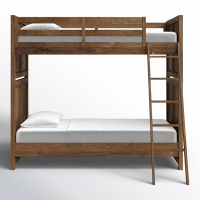 Tyson Twin over Twin Solid Wood Standard Bunk Bed by Birch Lane